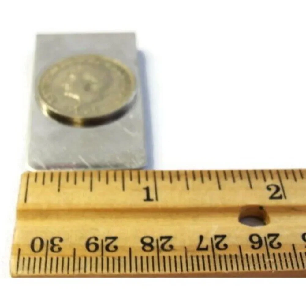 1967 5 Centavos El Salvador Money Clip Stainless Steel Wallet Cash Holder Silver